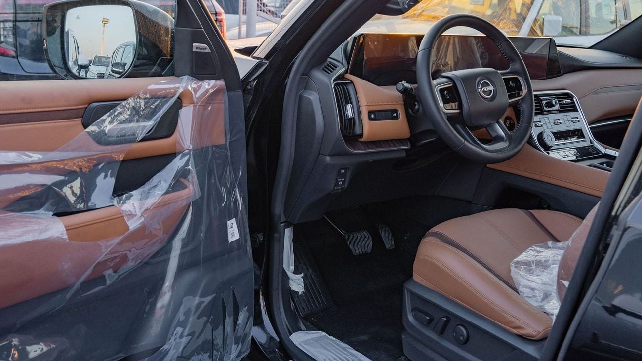 Nissan Patrol 2026 Nissan Patrol LE Titanium 3.5L AT Petrol TT (Black-Tan)