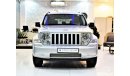 Jeep Cherokee Amazing Jeep Cherokee 2010 Model!! in Silver Color! GCC Specs