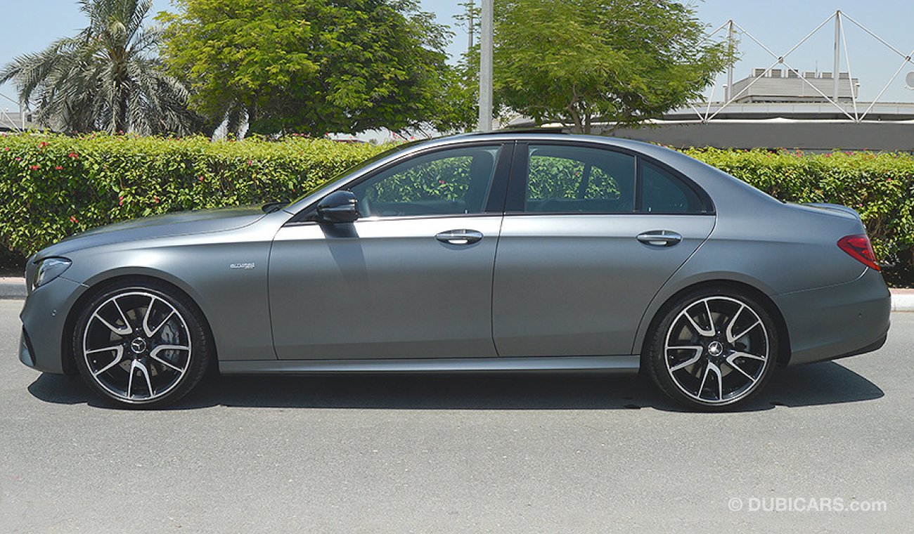 Mercedes-Benz E 43 AMG 2018, 3.0L V6-Biturbo GCC, 0km with 2 Year Unlimited Mileage Warranty