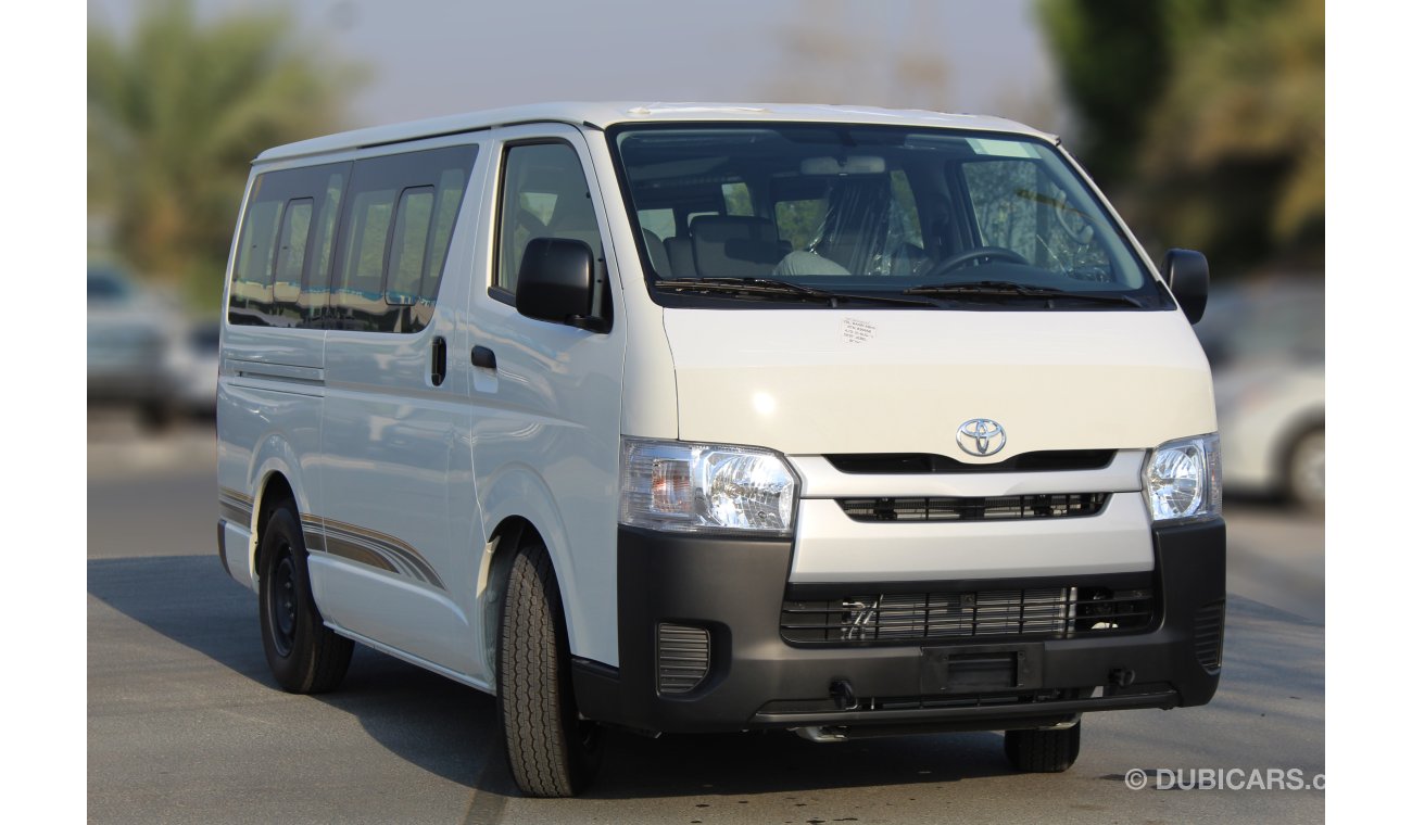 Toyota Hiace 15Seater 2.5L diesel 2019 model with rear A/C available for export.