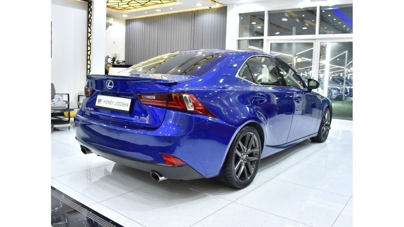 Lexus IS350 EXCELLENT DEAL for our Lexus IS350 F-Sport ( 2016 Model ) in Blue Color GCC Specs