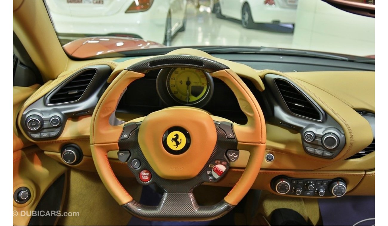 Ferrari 488 Spider 2017 (3 Year Al Tayer Warranty | 7 Year Service Contract)