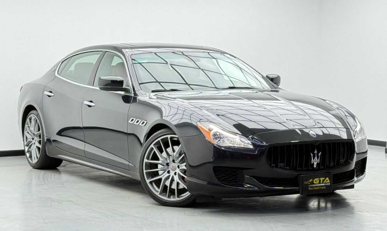 Maserati Quattroporte GTS 3.8L 2015 Maserati Quattroporte GTS, Service History, Very Low Km, Excellent Condition, GCC