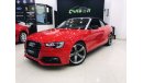 Audi A5 35TFSI CONVERTIBLE S LINE - 2016 - GCC - ONE YEAR WARRANTY - ( 1,380 AED PER MONTH )