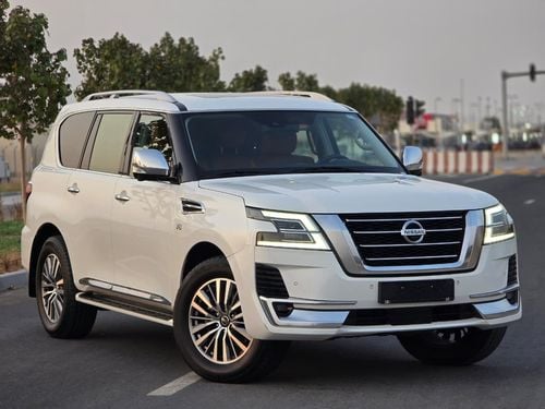 Nissan Patrol LE PLATINUM CITY 2021 | V8 5.6L | GCC Specs | 2Keys | Perfect condition | 360 Camer |