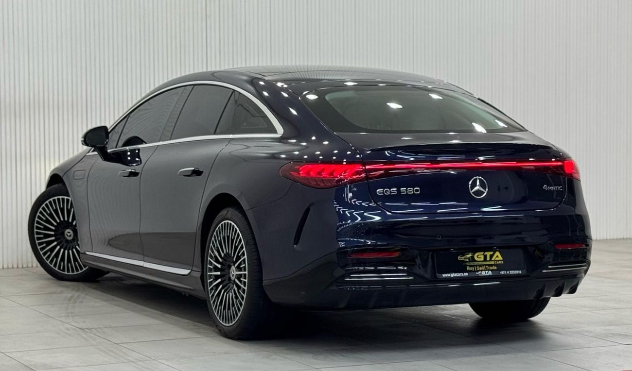 Mercedes-Benz EQS 580 2023 Mercedes-Benz EQS 580 4MATIC, Agency Warranty, Full Service History, GCC