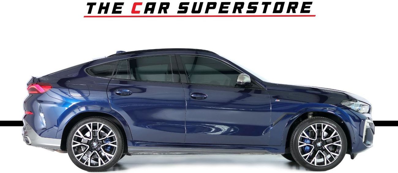 BMW X6 M50i 4.4L GCC-High Specifications-AGMC Warranty Service contract till 09/2026-M Sport Package