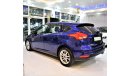 Ford Focus FULL SERVICE HISTORY!LOW MILEAGE Ford Focus 2015 Model!! in Blue Color! GCC Specs