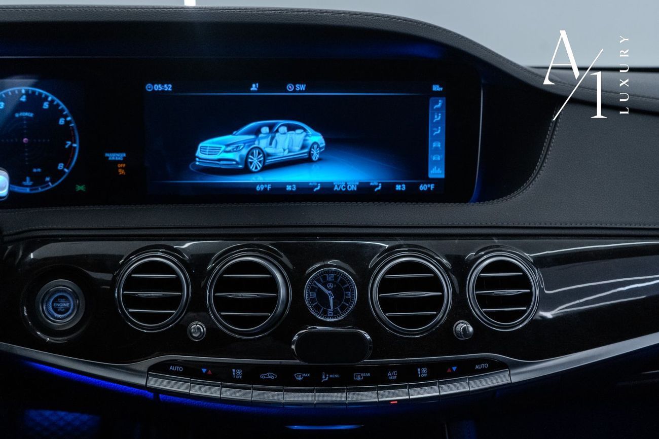 مرسيدس بنز S 560 Std 4.0L (463 HP) 2020 Mercedes Benz S560 LWB, Warranty, Service History, Fully Loaded, Excellent Co