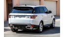 لاند روفر رانج روفر سبورت أس إي Range Rover Sport SE Supercharged V6 GCC under Agency Warranty with Zero Down-Payment.