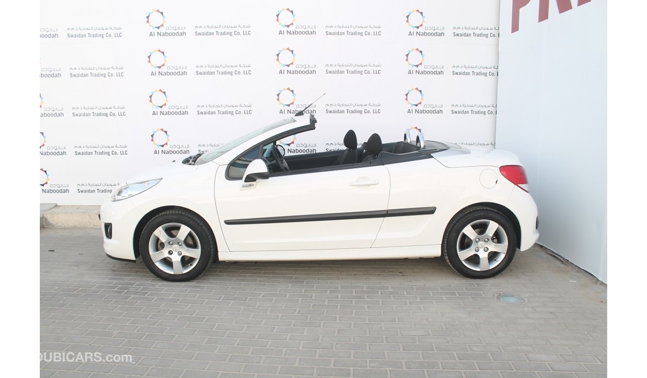 بيجو 207 CC 1.6L 2012 MODEL WITH CONVERTIBLE ROOF GCC SPECS NO WARRANTY