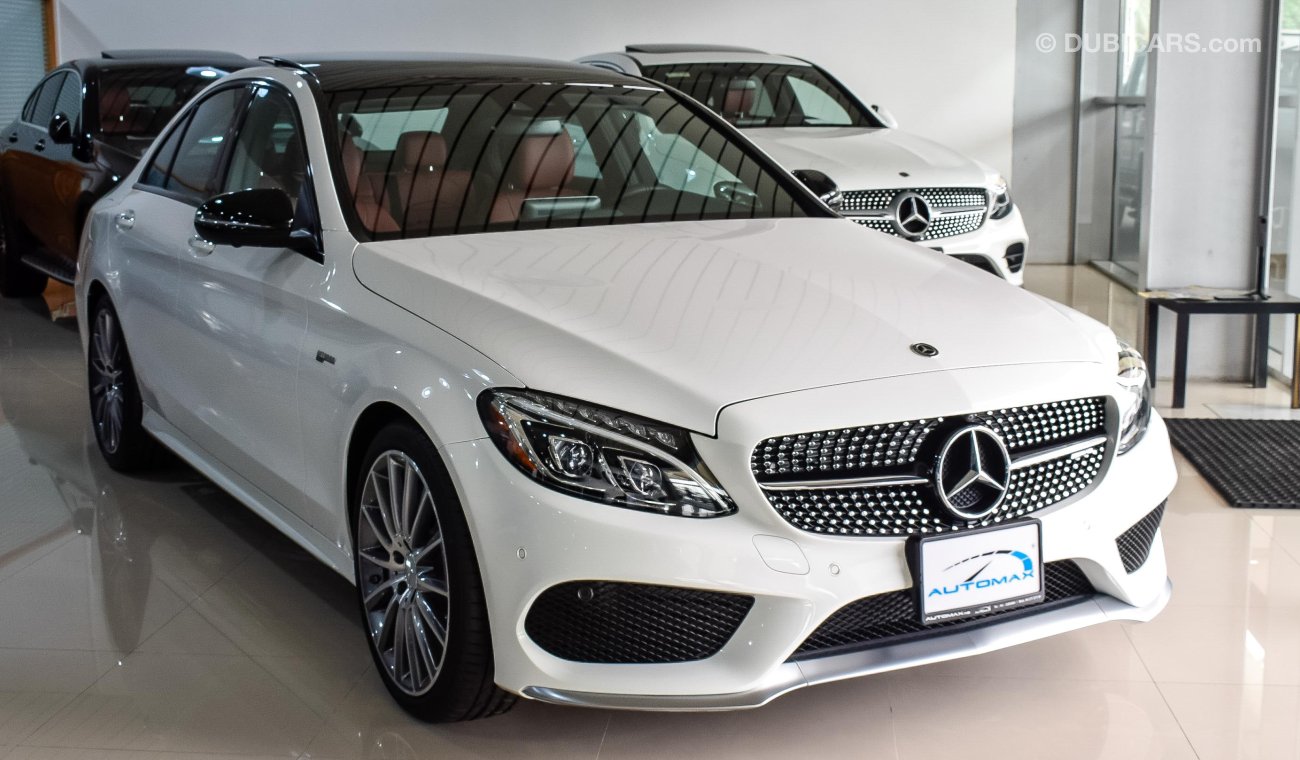 Mercedes-Benz C 43 AMG 4MATIC, V6 Biturbo, GCC with 2 Years Unlimited Mileage Dealer Warranty