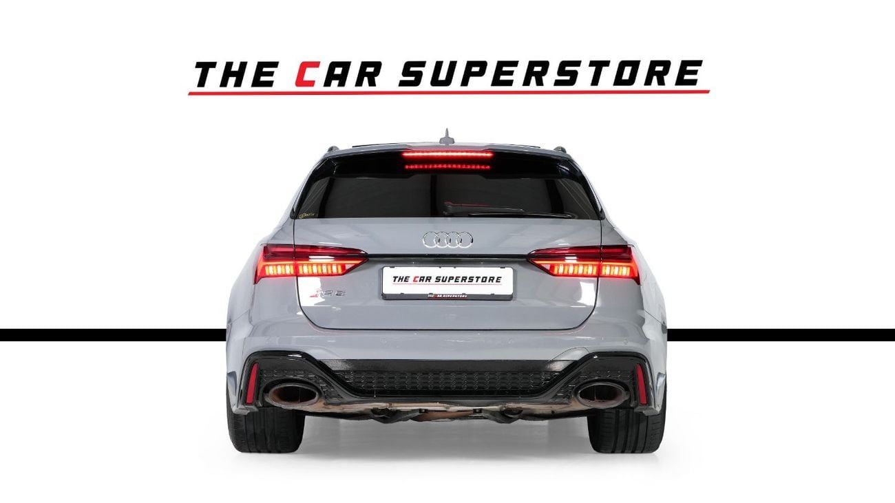 Audi RS6 STANDARD STD Avant-22 Inch Silver Rims-Red Brake calipers-Premium Leather Interior