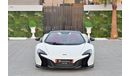 McLaren 650S Spyder | 8,811 P.M  | 0% Downpayment | Excellent Condition!