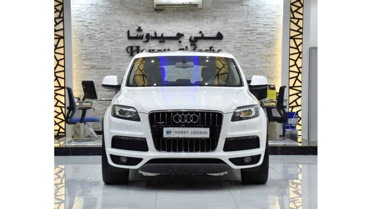 Audi Q7 EXCELLENT DEAL for our Audi Q7 S-Line 4.2L QUATTRO ( 2010 Model ) in White Color GCC Specs