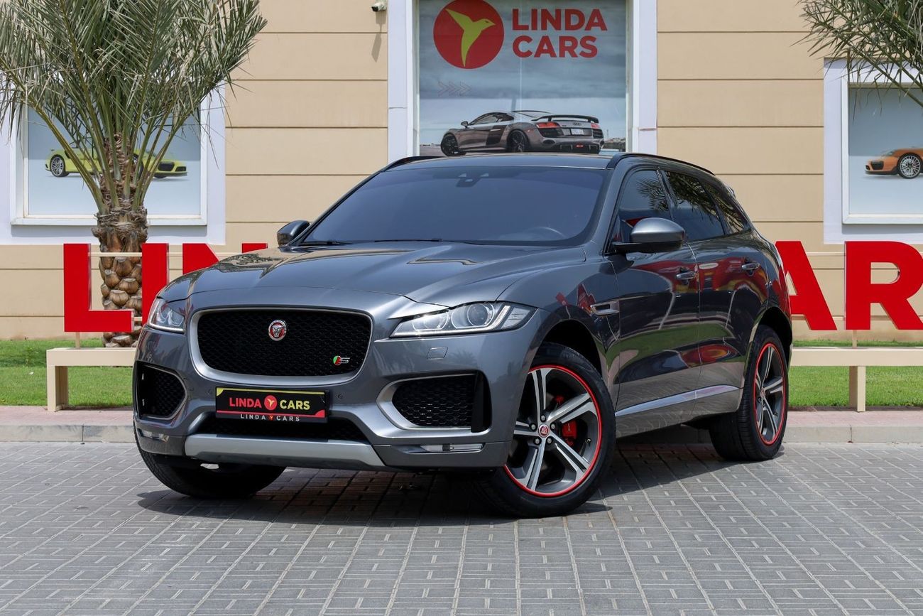 Jaguar F Pace Jaguar F-Pace S 2020 GCC under Warranty with Flexible Down-Payment.