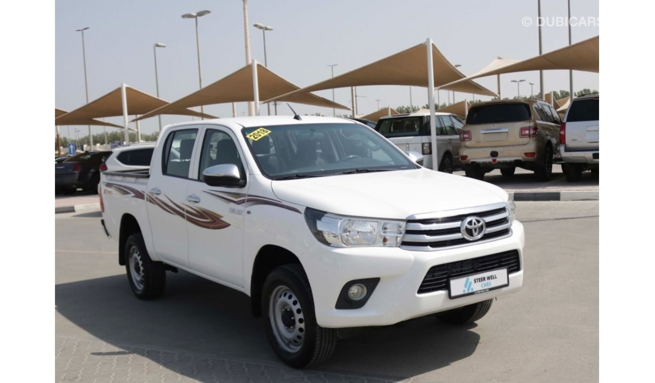 تويوتا هيلوكس 2018 - 4X4 DOUBLE CABIN WITH GCC SPECS