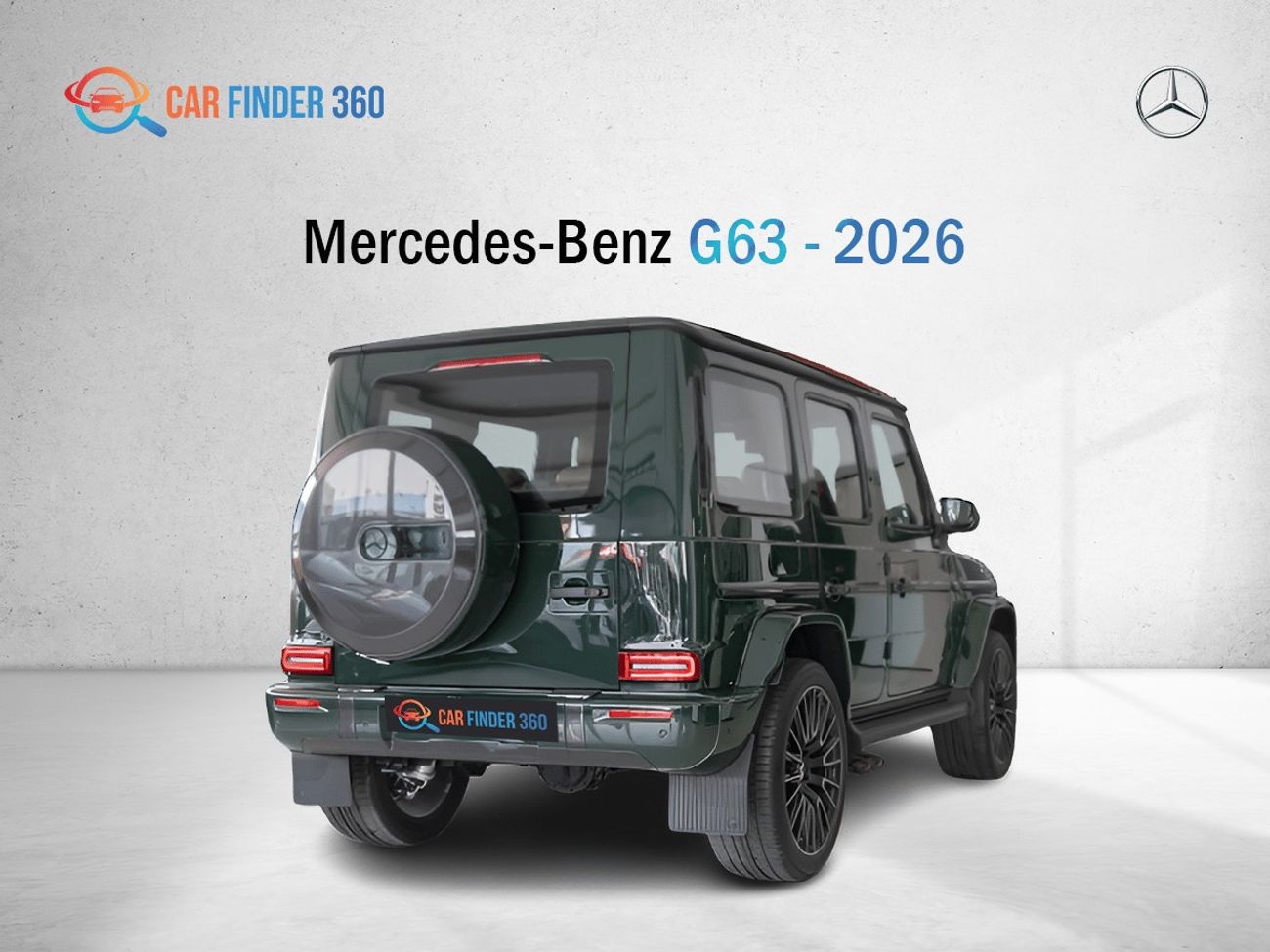 مرسيدس بنز G 63 AMG Mercedes-Benz G63 - 2026 - Green / Brown interior - GCC - Performance Package(Export only)
