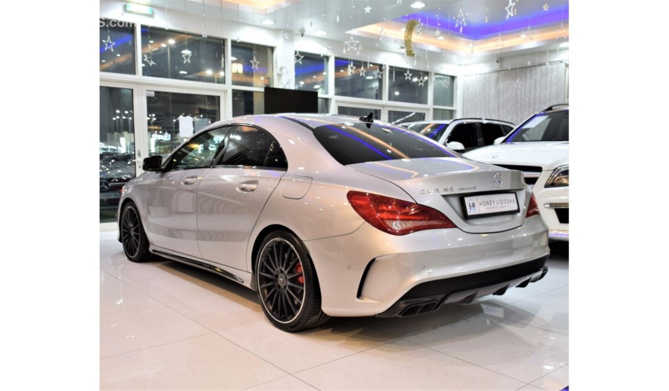 مرسيدس بنز CLA 45 AMG EXCELLENT DEAL for our Mercedes Benz CLA45 AMG TURBO ( 2015 Model! ) in Silver Color! GCC Specs