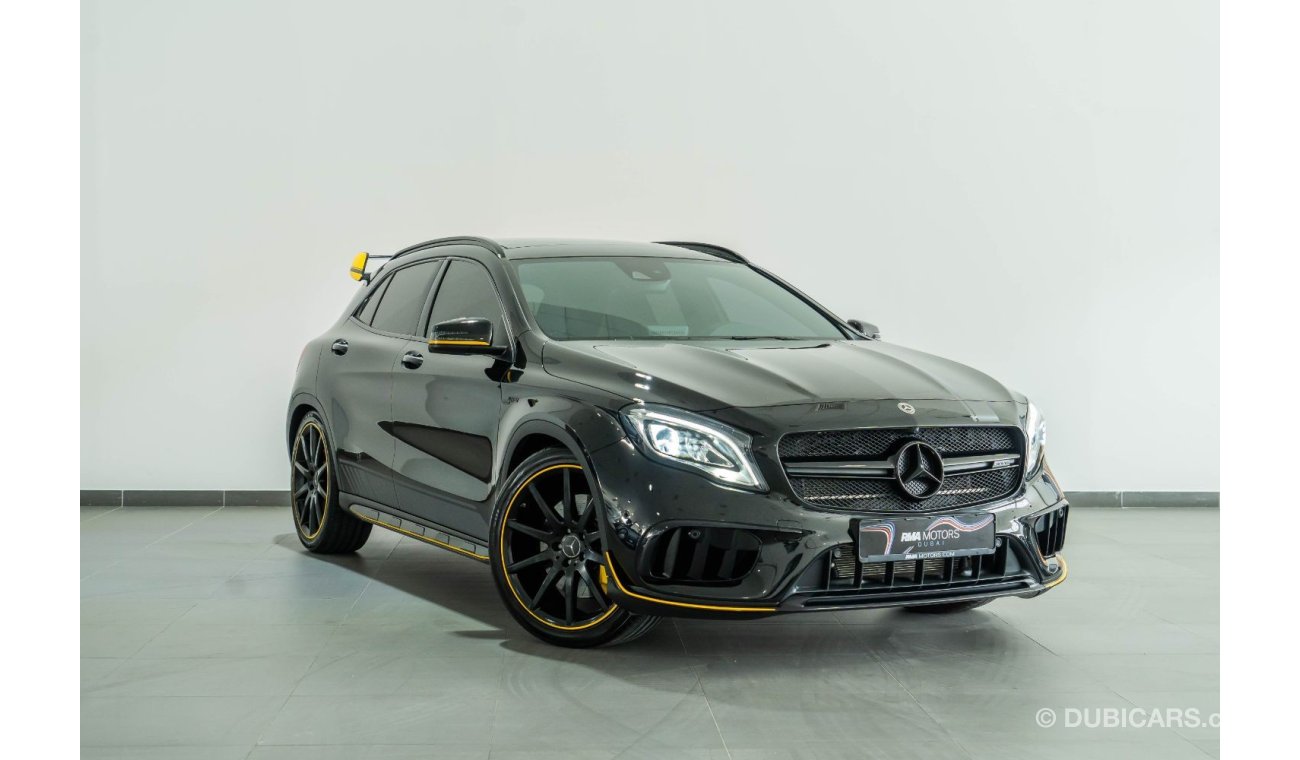 Mercedes-Benz GLA 45 2018 Mercedes GLA45 AMG Midnight Yellow Limited Edition / Full Mercedes Service History