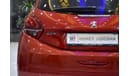 Peugeot 208 EXCELLENT DEAL for our Peugeot 208 1.6L ( 2019 Model ) in Red Color GCC Specs
