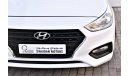 Hyundai Accent AED 978 PM | 0% DP | 1.6L GL GCC WARRANTY