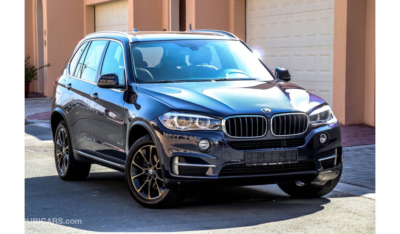 BMW X5 X-Drive 35i 2015 GCC under Agency Warranty with Zero Down-Payment.