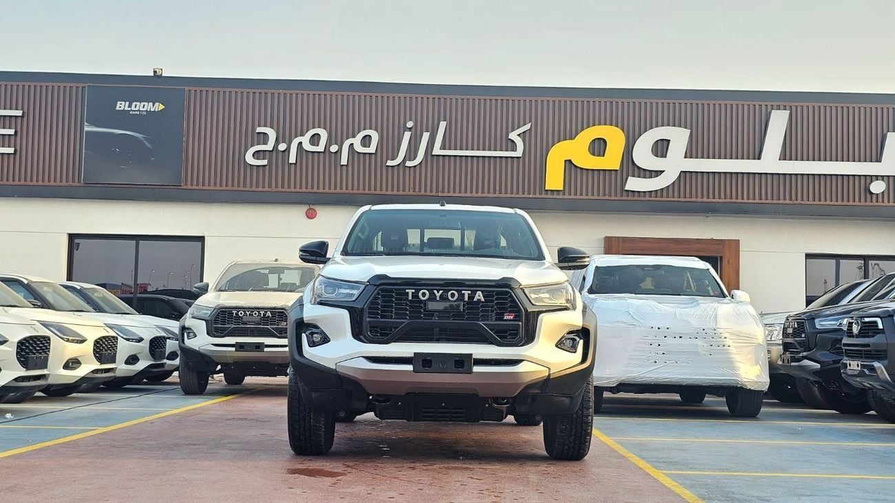 تويوتا هيلوكس GR SPORT OMANI 2026/2026YM PEARL ARTIC WHITE COMPRESSOR-REAR VIEW DIGITAL MIRROR-NAVIGATION