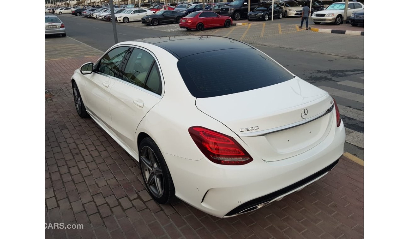 مرسيدس بنز C200 Mercedes Benz C200 model 2015 GCC car prefect condition full option low mileage 97000km only  panor