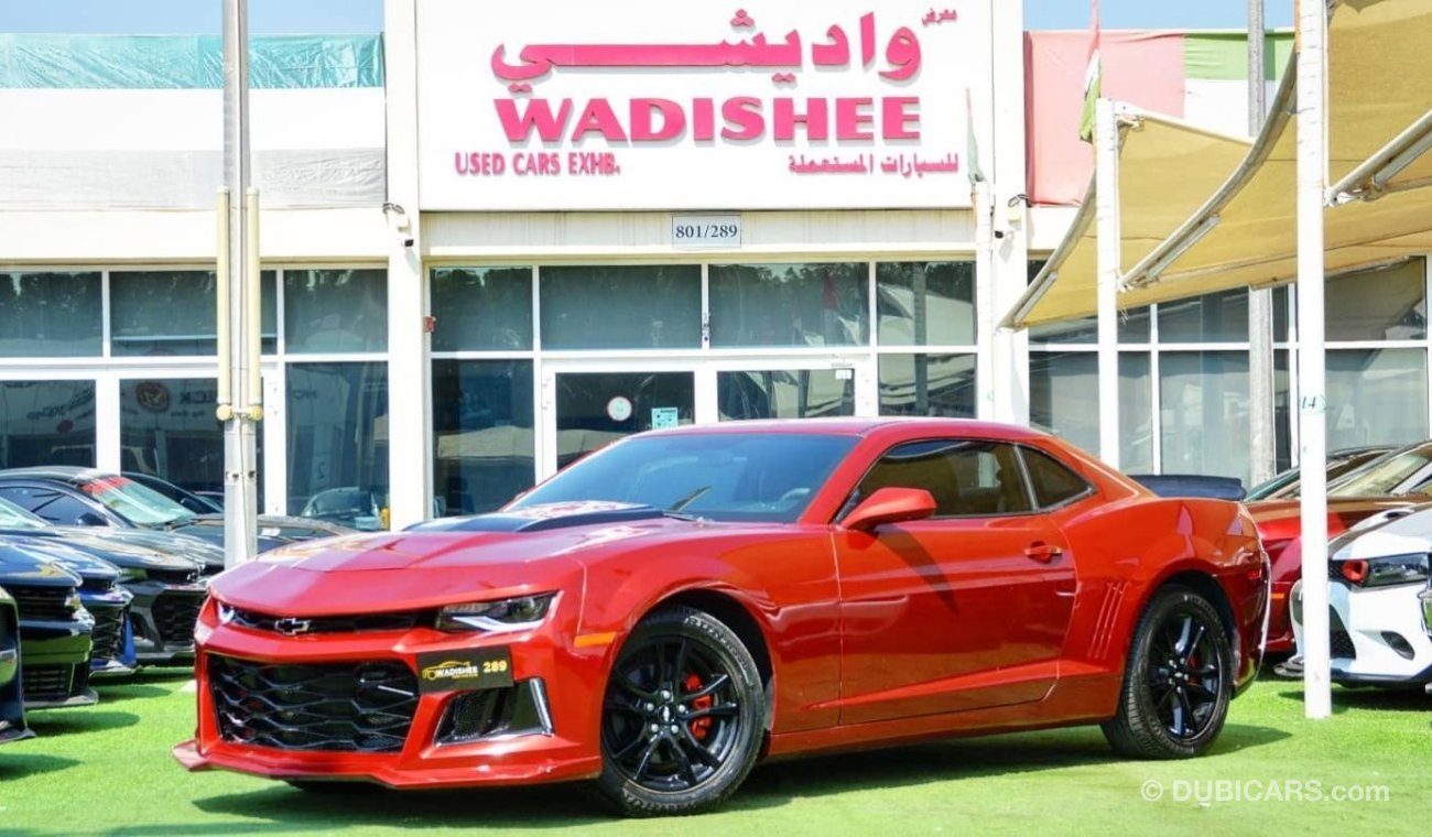 شيفروليه كامارو Camaro RS V6 3.6L 2015/Original AirBags/2021 ZL1 Kit/ Leather interior/ Very Good Condition