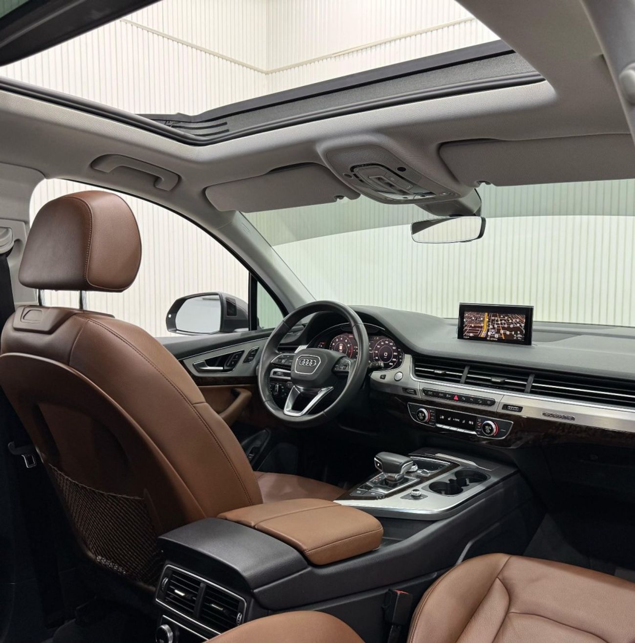 Audi Q7 55 TFSI quattro 3.0L 2019 Audi Q7 55TFSI Quattro, Warranty, Full Audi Service History, 7 Seater, GCC