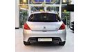 بيجو 308 EXECELLENT DEAL for this Peugeot 308 TURBO Sportium 2014 Model!! in Silver Color! GCC Specs