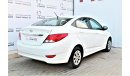Hyundai Accent 1.6L GL 2017 GCC SPECS WITH DEALER WARRANTY AND 1 YEAR OR 20K SERVICE CONTRACT
