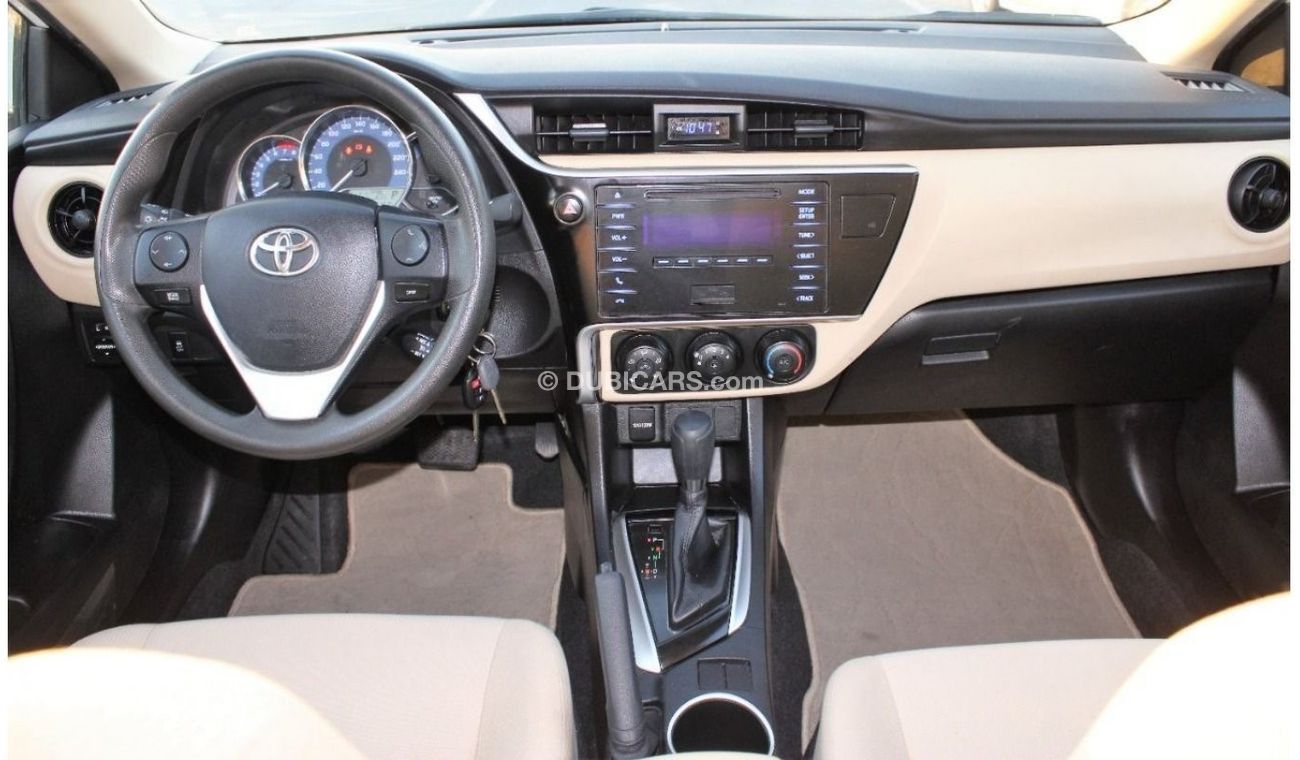 تويوتا كورولا XLI تويوتا كرولا 2019 ابيض خليجي  1.6 بحالة ممتازة بدون حوادث