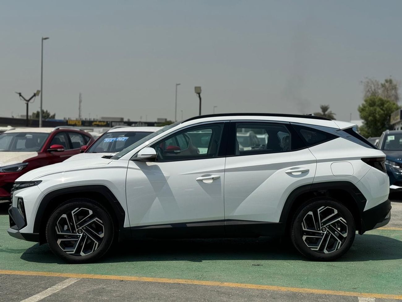 هيونداي توسون HYUNDAI TUCSON 1.6T - 2025 MODEL - WHITE COLOR