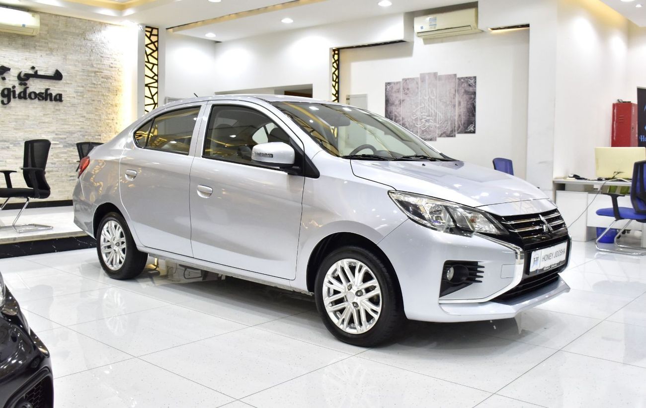 Mitsubishi Attrage EXCELLENT DEAL for our Mitsubishi Attrage ( 2022 Model ) in Silver Color GCC Specs