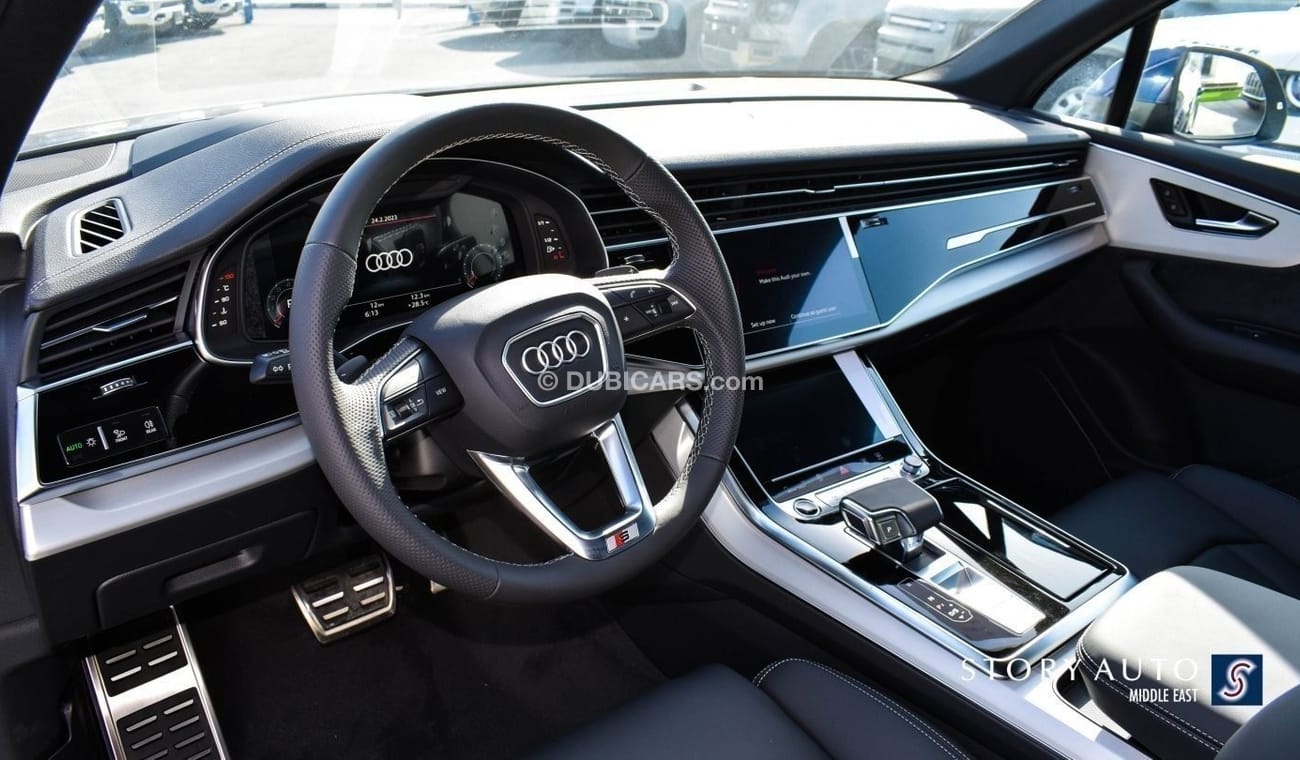 أودي Q7 55 TFSI MHEV Quattro S line V6 3.0L Aut. (For Local Sales plus 10% for Customs & VAT)