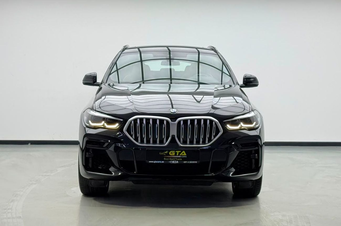 BMW X6 XDRIVE40I M SPORT 2022 BMW X6 xDrive40i M-Sport, 2026 BMW Warranty + Service Pack, Full BMW Service History, GCC