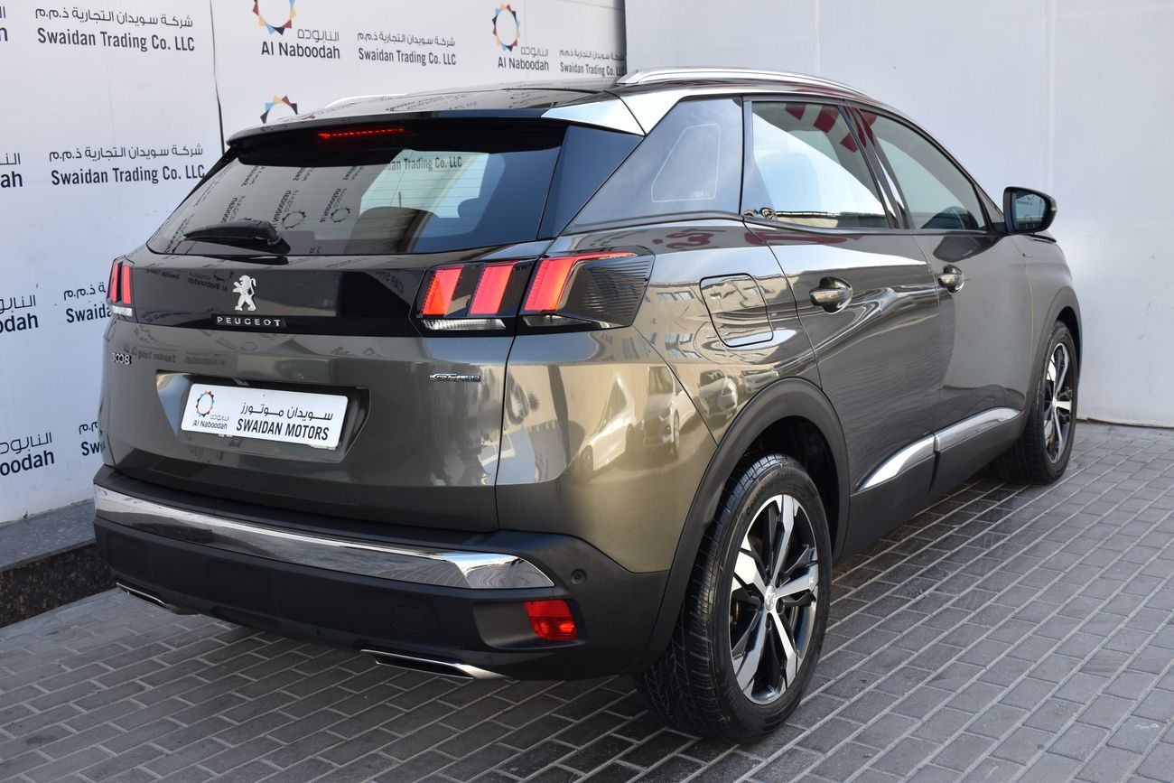 Peugeot 3008 AED 1279 PM  1.6L GT LINE GCC MANUFACTURER WARRANTY 2026 OR 100K KM