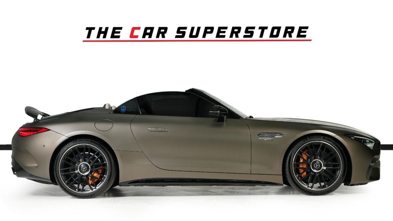 مرسيدس بنز SL 63 AMG 4 MATIC Plus-Low Mileage-Exclusive Color-AMG Driver Performance Pack