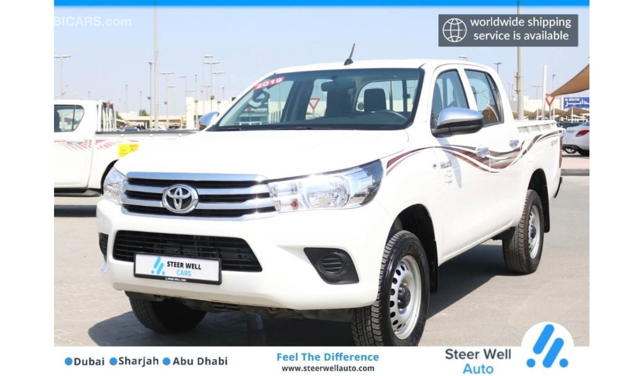 Toyota Hilux 2019 4X4 DOUBLE CABIN WITH GCC SPECS - EXCLUSIVE VAT