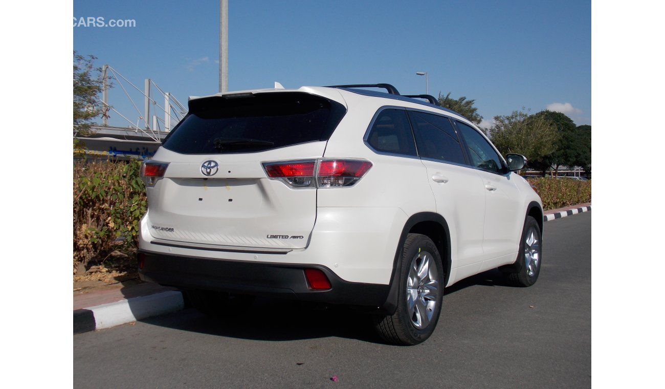 Toyota Highlander 2016 # LIMITED AWD # 3.5 L V6 # Pano # 7S # For Export ONLY OUTSIDE GCC # 05/16 BIRKA #
