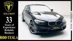 BMW 120i SPORT EDITION /// GCC / 2017 / UNLIMITED MILEAGE WARRANTY + FREE SERVICE CONTRACT / 886 DHS PM