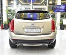 Cadillac SRX EXCELLENT DEAL for our Cadillac SRX4 3.6 ( 2016 Model ) in Golden Color GCC Specs