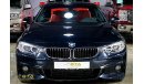 BMW 430i 2017 BMW 430i Cabriolet, Warranty+Service Contract, GCC