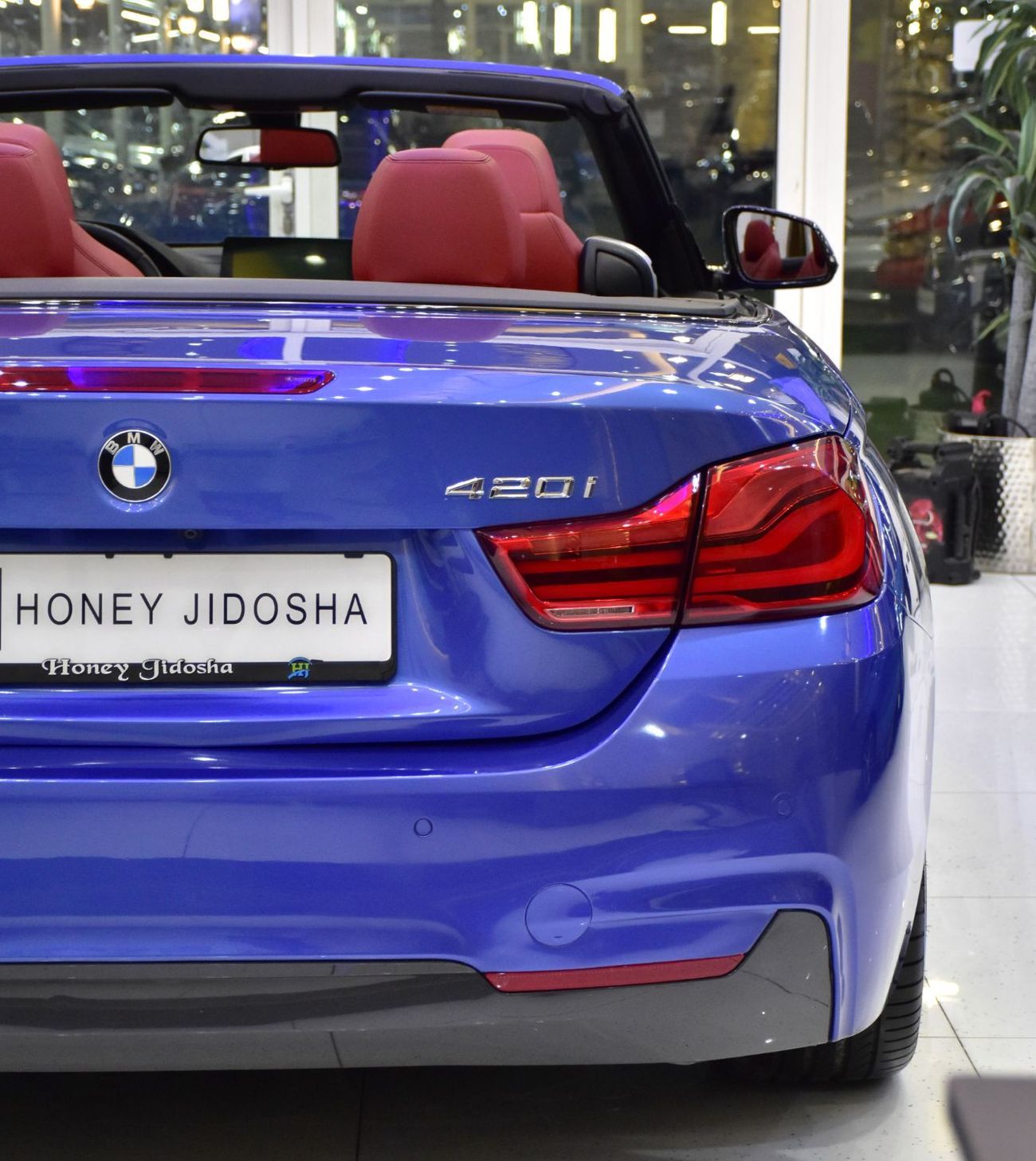 BMW 420i EXCELLENT DEAL for our BMW 420i M-Kit Convertible ( 2019 Model ) in Blue Color GCC Specs
