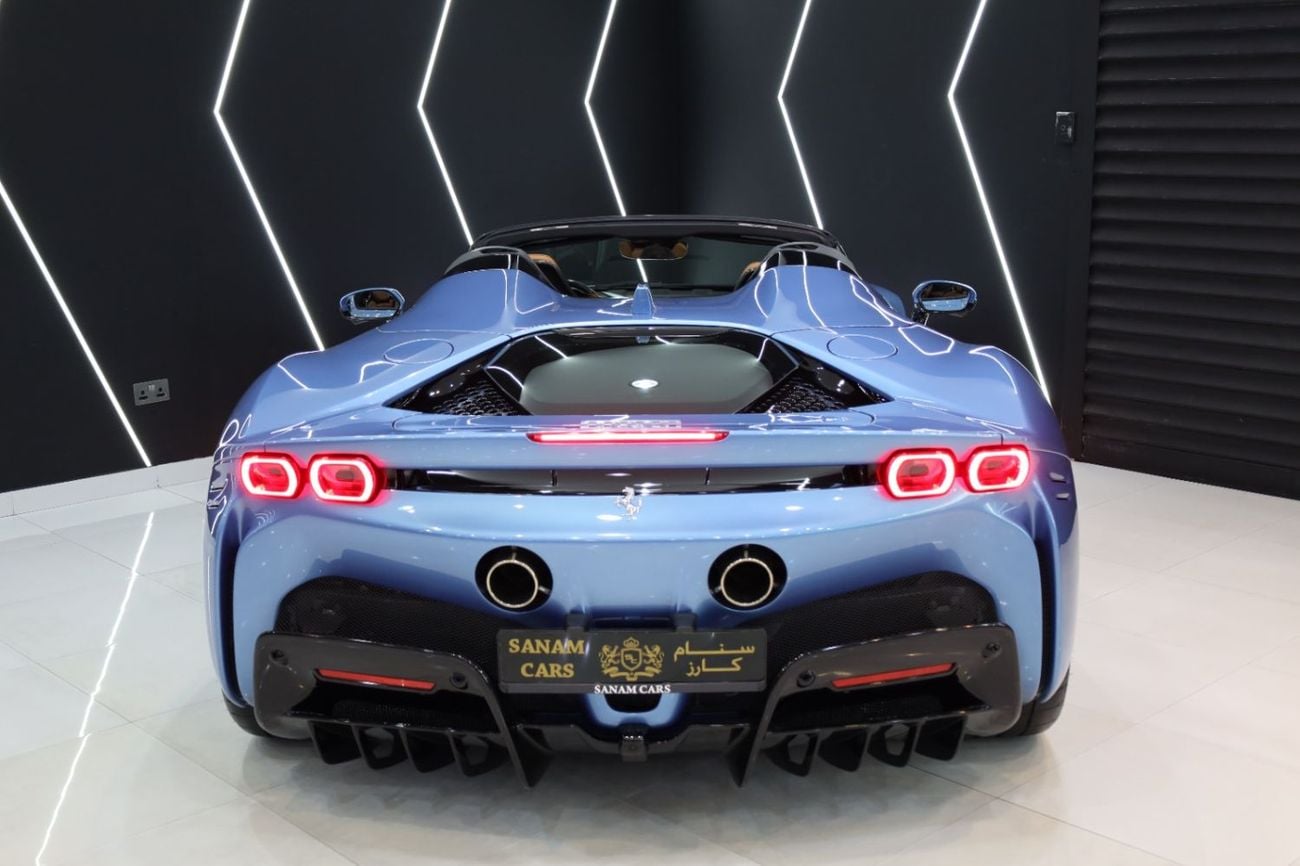 فيراري SF90 ستراديل SPIDER JBL Audio, Carbon Fiber Interior, ADAS Full Pack, Dealer Service Package!!