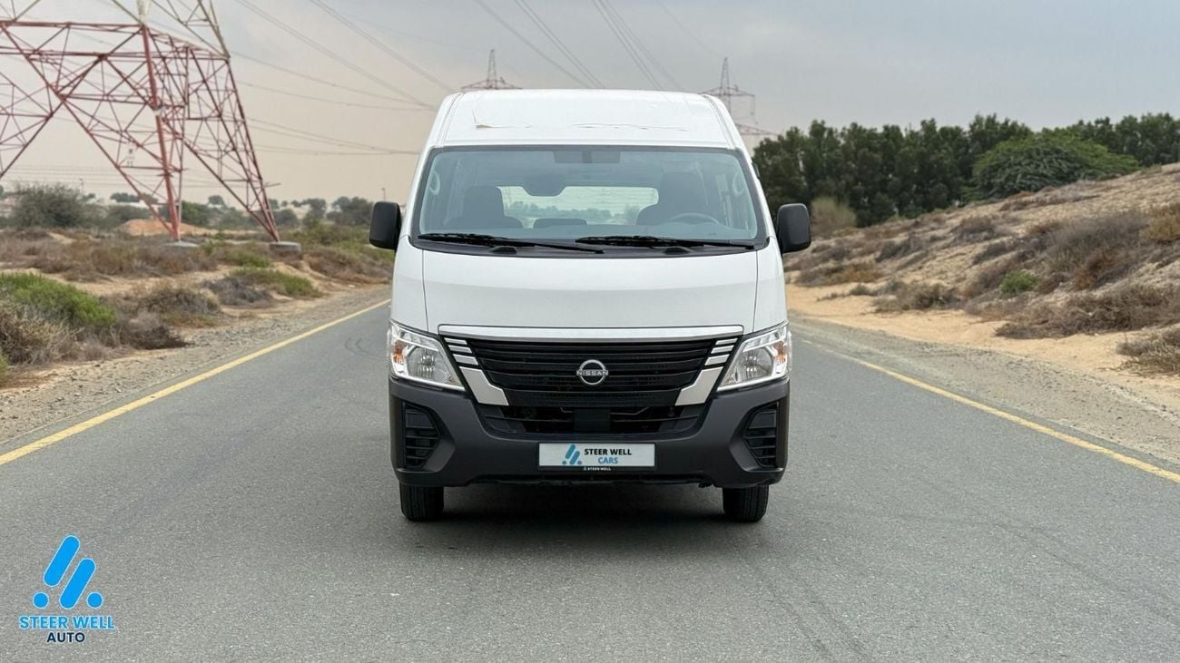 Nissan Urvan HIGH ROOF WIDE BODY 3-Seater Manual (4-Door) NV350 2024 Hi Roof Dry Van 2.5L Petrol Manual GCC Specs