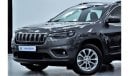 Jeep Cherokee Longitude EXCELLENT DEAL for our Jeep Cherokee LONGITUDE ( 2019 Model! ) in Black Color! GCC Specs