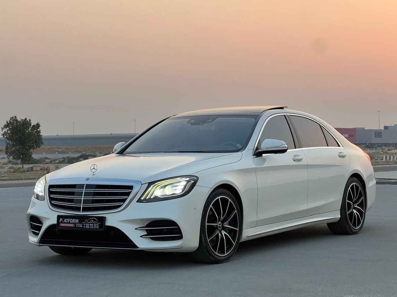 مرسيدس بنز S 450 مرسيدس بينز اس 450 موديل 2018 مواصفات خليجية صبغ وكالة بدون حوادث